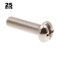 Prime-Line #10-32 x 3/4 in Slotted Round Machine Screw, Plain 316 Stainless Steel, 25 PK 9004196 - alternate 2